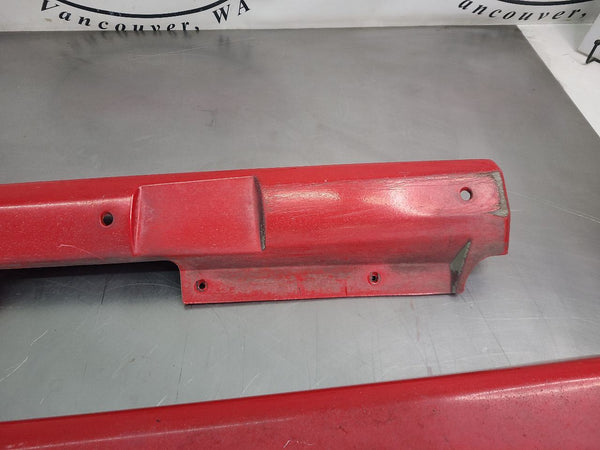2002 Firebird Trans Am WS6 Left and Right Lower Rocker Panel Moulding Pair, Red16