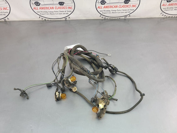 1988 GMC K3500 Truck Front Dual Headlight Head Lamp Wiring Harness - OEM0