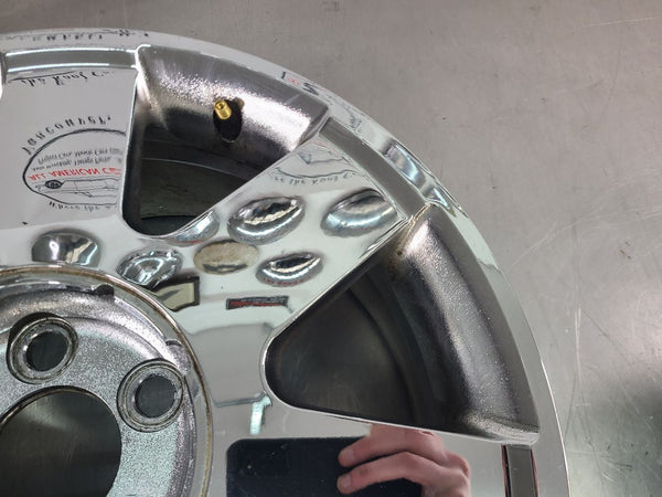 2002-03 Ford Thunderbird Aluminum Chrome 7 Spoke Wheel, Factory, 17x7.5 - OEM4