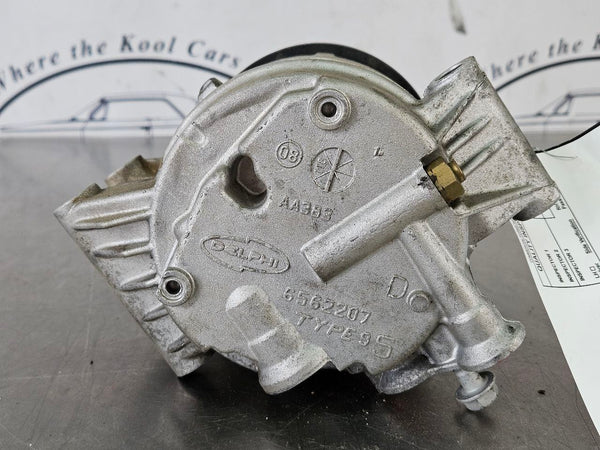 2005-13 C6 Corvette Factory Delphi AC Compressor Assembly, 25k Miles, OEM GM6