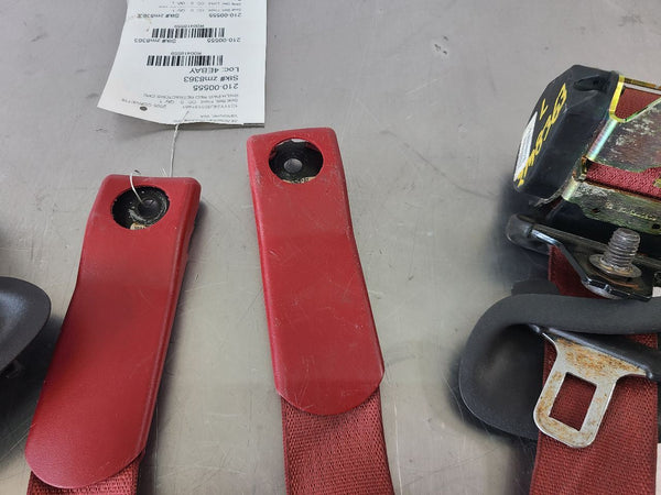 2005-12 C6 Corvette Coupe Seat Belt Retractor Pair, Red, LH / RH - OEM6