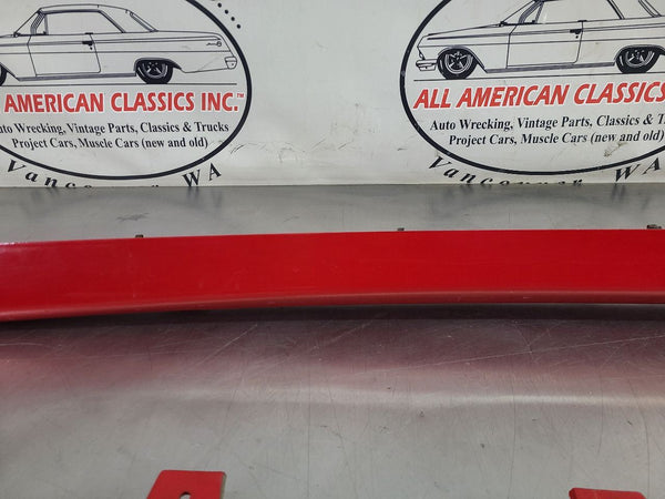 2002 Firebird Trans Am WS6 Left and Right Lower Rocker Panel Moulding Pair, Red3