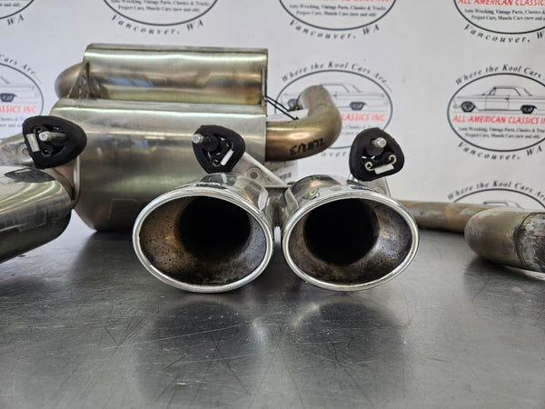 2005-13 C6 Corvette Borla Axleback Exhaust Kit w/ Stacked Mufflers, Tips, Pipes4