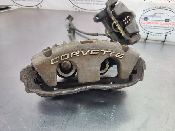 1997-04 C5 Corvette Base Brake Caliper Complete Set w/ Brackets - OEM1