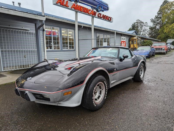 1978 Corvette Pace Car Gas Door, Fuel Door Assembly w/ 25th Anniversary Emblem6