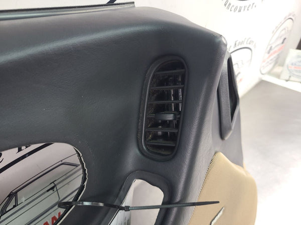 1997-04 C5 Corvette Door Trim Panel Assemby, Left Driver Side, Black / Oak Tan9