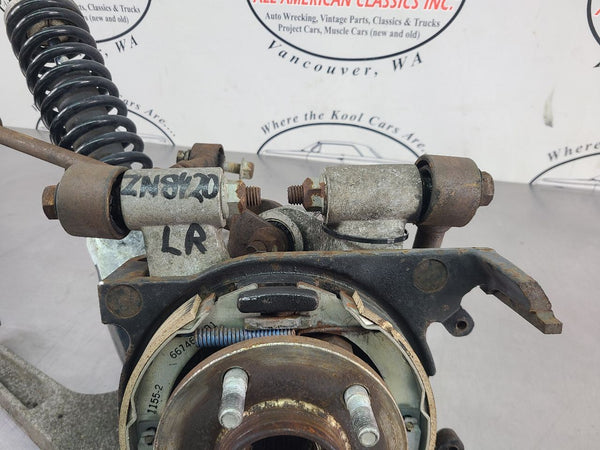 2000-02 Plymouth Prowler Left Rear Steering Knuckle w/ Control Arms and Strut2