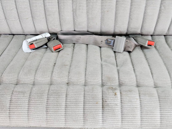 1992-99 Chevy Suburban 3rd Row Bench Seat Assembly, Cloth, Gray - OEM10