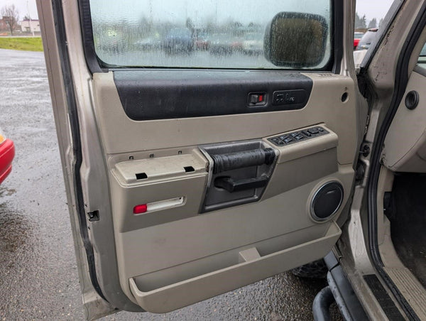 2003-09 Hummer H2 Rear Quarter Trim Panel Cubby Insert, Wheat, Left LH Side19