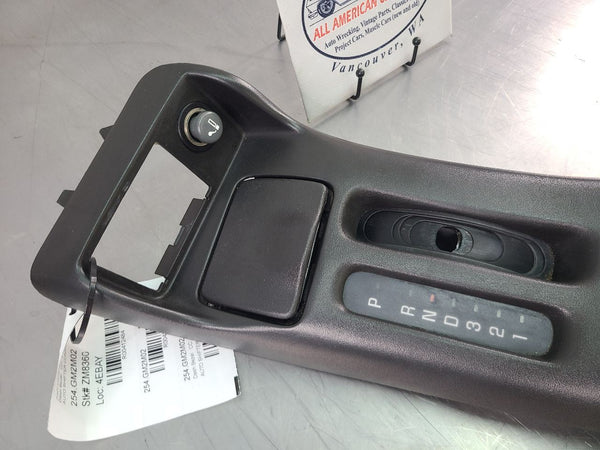 2002 Firebird Automatic Transmission Shifter Console Upper Plate Bezel Trim 5