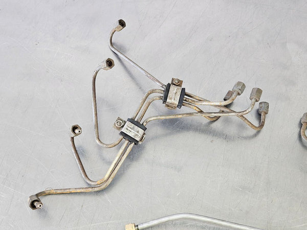 1983-94 Ford F250 Pickup Truck 7.3L IDI Diesel Injection Line Set w/ Clamps1