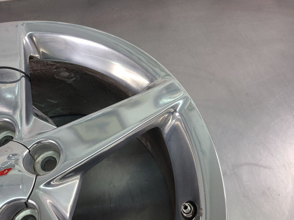 2005-07 C6 Corvette Aluminum 5 Spoke Wheel, Polished QG7, Rear 19x10 - OEM7