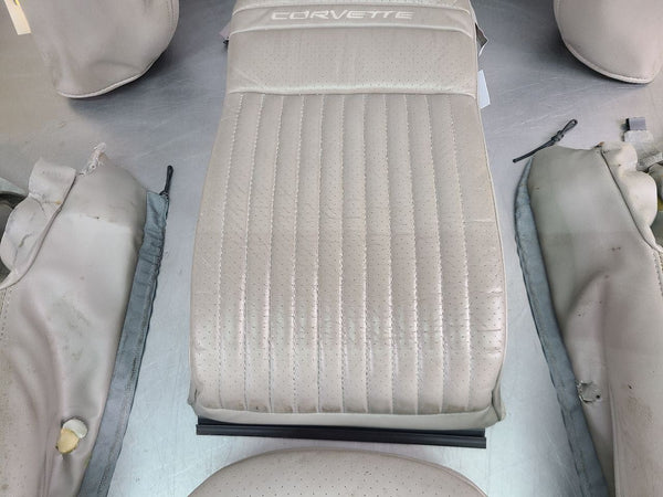 1999-04 C5 Corvette Sport Seat Cushion Cover Set, Right and Left Complete - OEM11