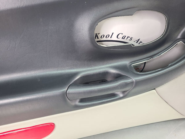 1997-04 C5 Corvette Front Door Trim Panel Pair, Right, Left, Black / Gray, RH,LH7