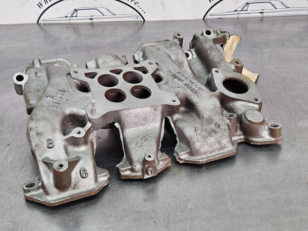 1956 Oldsmobile 88 324, 4 Barrel Intake Manifold, Bead Blasted, Cast #567184 OEM6