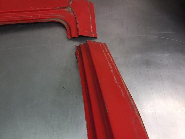 1962-65 Nova Rear Trunk Tail Panel Set w/ Strip Channel, 4 Pieces - OEM18