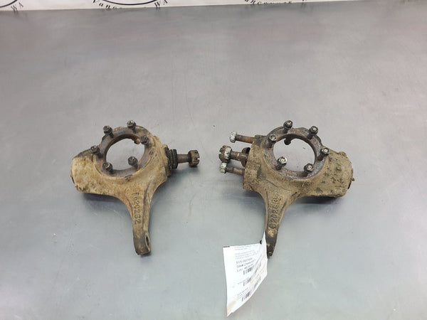 1973-91 Chevy Dana 44 GM 10 Bolt Flat Top Knuckle Steering Arm Pair, LH/RH - OEM0