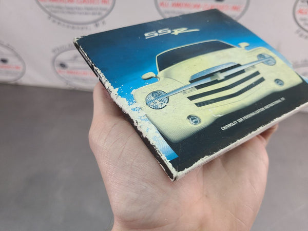 2006 Chevy SSR Owners Instructional CD w/ Holder Case - OEM4
