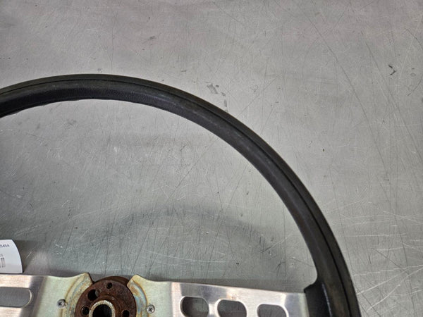 1977 Gremlin AMX AMC 3-Spoke Steering Wheel, Bare, Black - OEM7