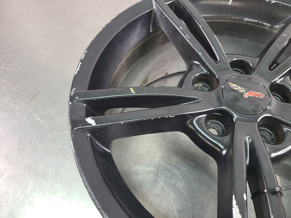 2008-10 C6 Corvette 5 Double Spoke Factory Wheel QG6, Front, 18x8.5, OEM7