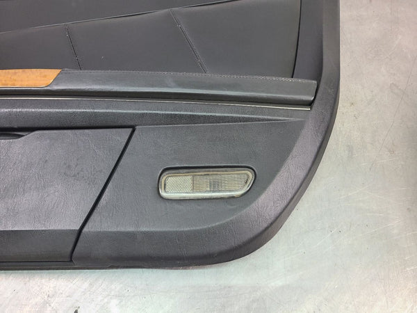2004-09 Cadillac XLR Right Passenger Side Door Trim Panel, Black / Woodgrain3