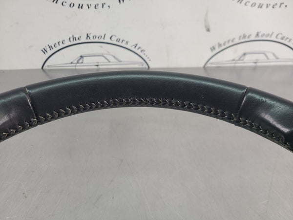 2010 Camaro Factory Black Leather Steering Wheel w/ Silver Accent - OEM3