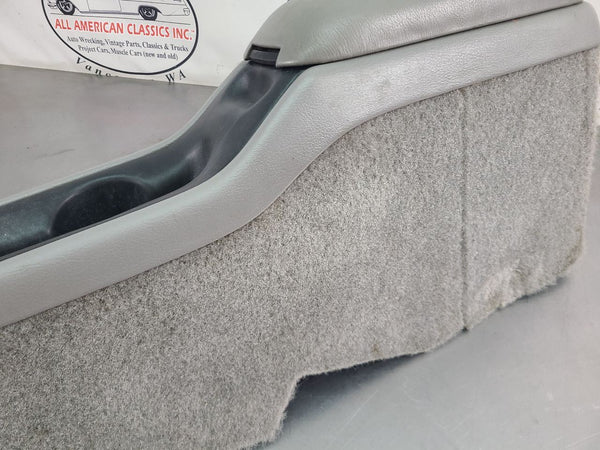 1994-95 Impala SS Front Center Floor Console Assembly, Gray, Column Shift! - OEM8