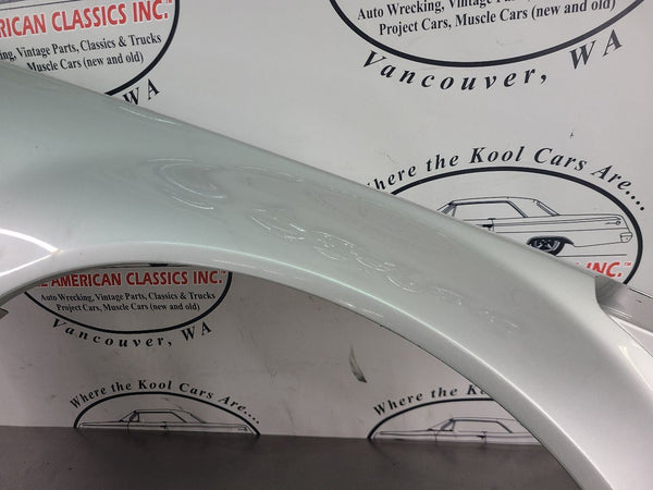 2004-09 Cadillac XLR Front Fender Panel, Right Passenger Side RH, Silver - OEM7