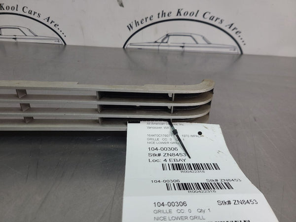 1970 Impala, Caprice Front Lower Grille Insert - OEM6