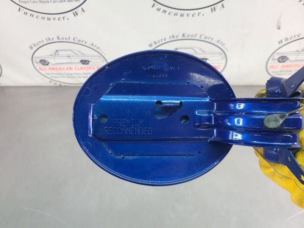 1997-04 C5 Corvette Exterior Fuel Filler Door Assembly, Electron Blue - OEM6