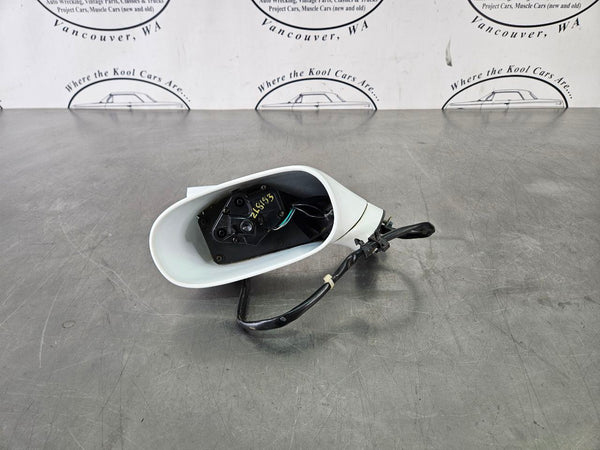 1997-04 C5 Corvette Side View Mirror Assembly, White, Left Driver Side LH - OEM0