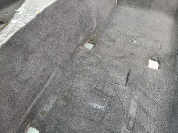 2005-13 C6 Corvette Front Footwell Carpet Pair, Left / Right, Black - OEM9