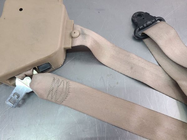 1994-96 C4 Corvette Left Driver Side Seat Belt Retractor Assembly, Camel / Tan 4