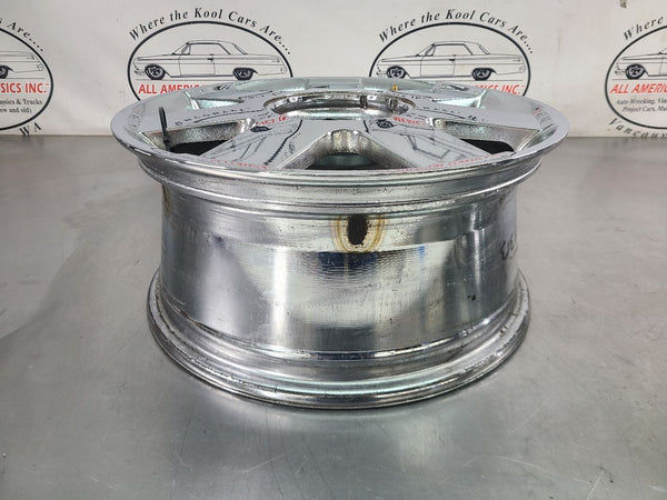 2002-03 Ford Thunderbird Aluminum Chrome 7 Spoke Wheel, Factory, 17x7.5 - OEM13