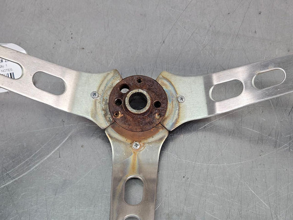 1977 Gremlin AMX AMC 3-Spoke Steering Wheel, Bare, Black - OEM2