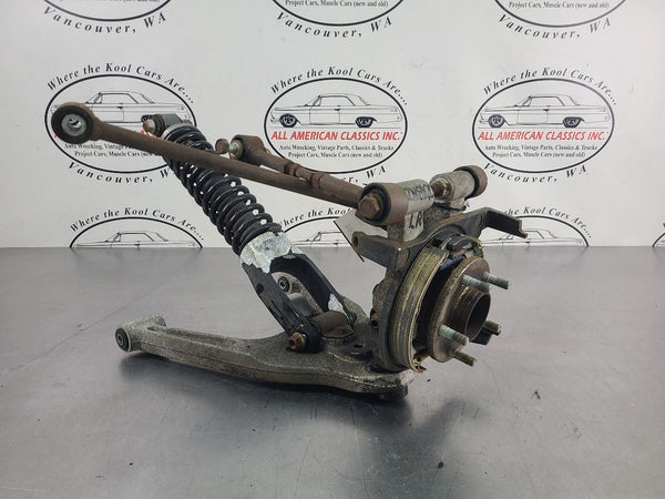 2000-02 Plymouth Prowler Left Rear Steering Knuckle w/ Control Arms and Strut0