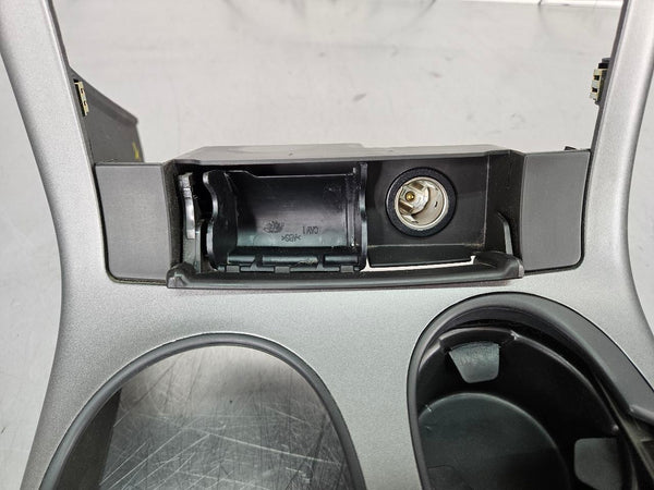 2005-13 C6 Corvette Center Console Dash Radio Trim Surround Bezel, Silver - OEM19