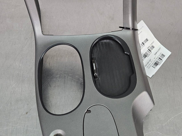 2005-13 C6 Corvette Center Console Dash Radio Trim Surround Bezel, Silver - OEM10