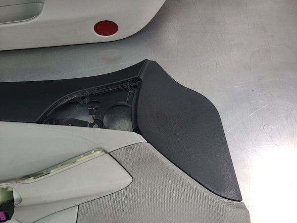 2005-13 C6 Corvette Front Door Panel Pair, Bose Premium, RH/LH, Black/Gray - OEM8