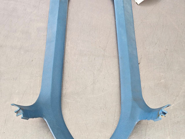 1973-80 Chevy Truck Interior A-Pillar Trim Panel Pair, Blue, Left / Right - OEM2