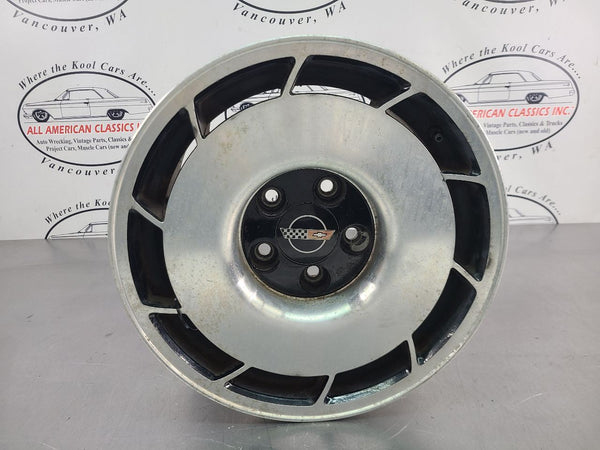 1984-85 C4 Corvette Factory Sawblade Wheel, 16x9.5, Rear Right Passenger RH0