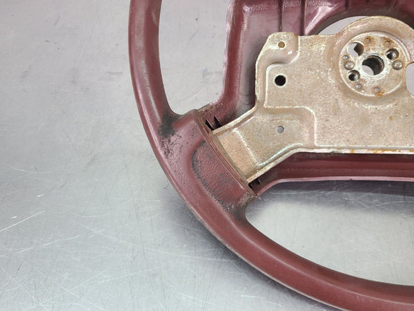 1991 Chevrolet Caprice Factory Steering Wheel, Red, Worn - OEM1