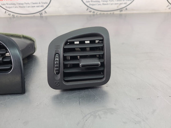 2002-05 Ford Thunderbird Front Dash A/C Vent Set, Left, Right, Center - OEM7