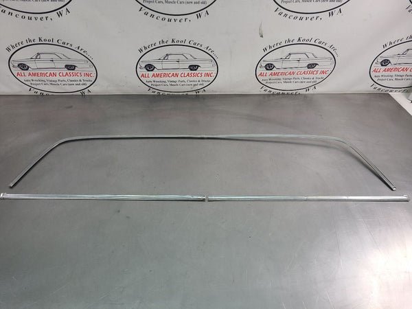 1966-67 Ford Ranchero Rear Window Back Glass Moulding Trim Set - OEM0