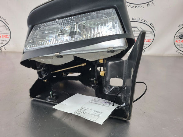 1997-04 C5 Corvette Right Passenger Side Headlight Assembly, Pewter, RH - OEM16