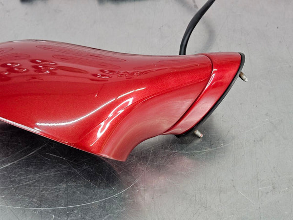 1997-02 C5 Corvette Side View Mirror Assembly, Carmine Red, Left Driver Side LH4