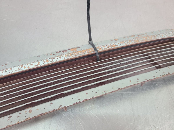 1968 442 Oldsmobile Cutlass Engine Hood Rear Vent Louver Grill w/ Upper Moulding2