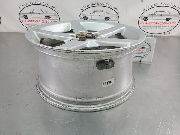 2005-07 C6 Corvette Factory 5 Spoke Wheel QG6, Silver, Front, 18x8.5 - OEM14