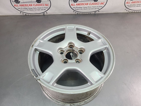 1997-04 C5 Corvette Aluminum 5 Spoke Wheel, Silver QF3, Front 17x8.5, OEM 0
