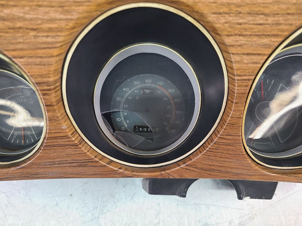 1969-70 Mustang Mach 1 Instrument Cluster w/ Bezel, FOR PARTS / REPAIR - OEM9
